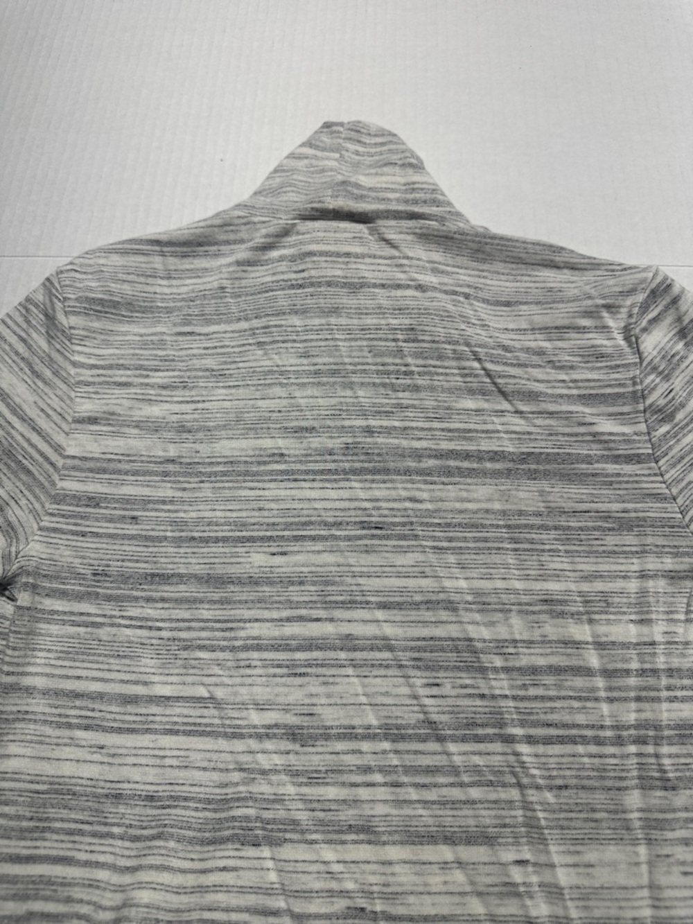 Dolan Left Coast Collection Heather Gray off white Long Sleeve Mock Neck Top XS - Picture 8 of 8